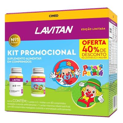 Kit Lavitan Az Mulher + Infantil Tuti Frutti