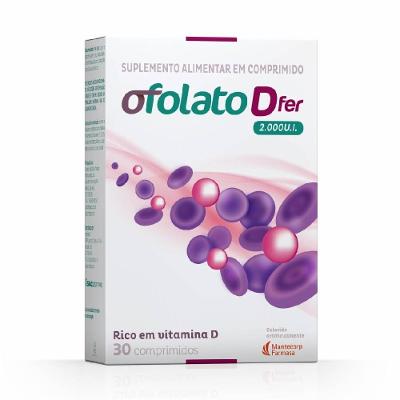 Ofolato D Fer 2000ui 30 Comprimidos