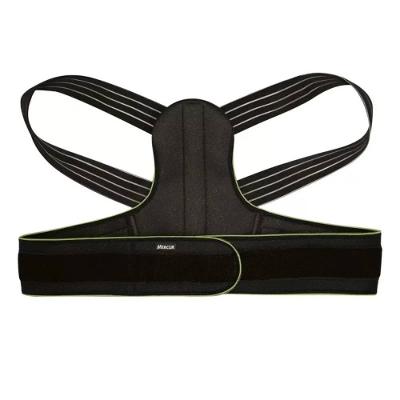 Corretor Postural Com Ajuste Triplo Mercur Preto M