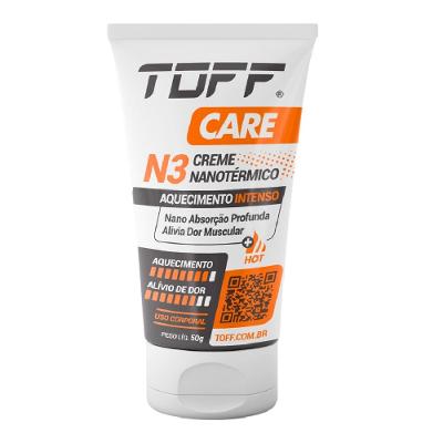 Creme Nanotérmico Toff Care N3 Aquecimento Intenso 50g