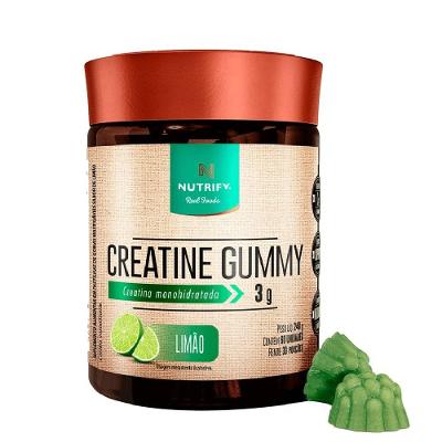 Creatine Gummy Nutrify Limão 60 Unidades