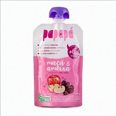 Papinha Orgânica Papapá Maçã E Ameixa 100g