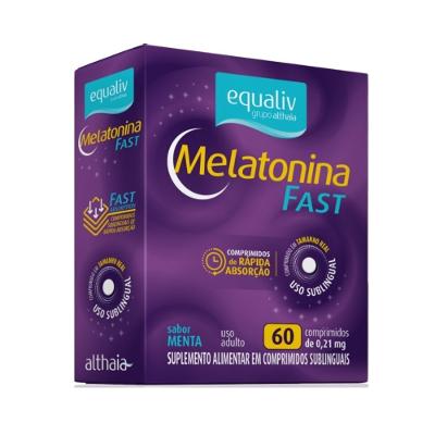 Equaliv Melatonina 0,21mg 60 Comprimidos Sublinguais