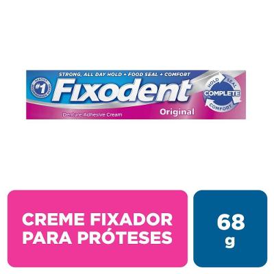 Creme Fixador De Dentadura Fixodent Original 68g