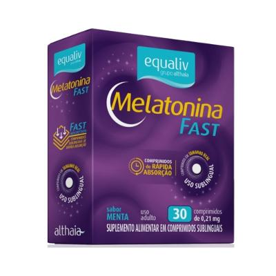 Equaliv Melatonina 0,21mg 30 Comprimidos Sublinguais