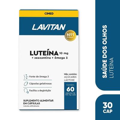 Lavitan Luteína 10mg 60 Cápsulas Gelatinosas