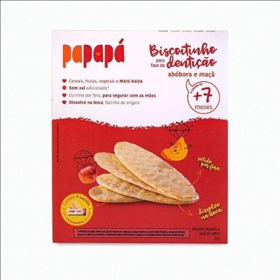 Biscoito Infantil Papapá Maçã E Abóbora 36g