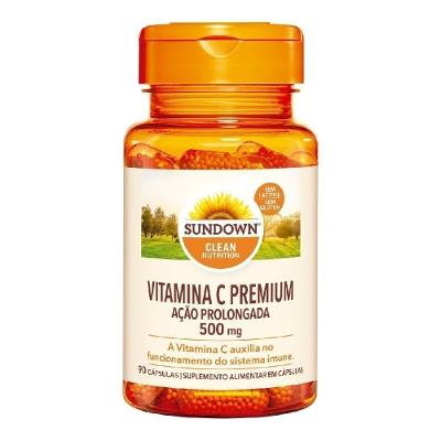 Suplemento Alimentar Sundown Vitamina C Time Release 500mg 90 Cápsulas