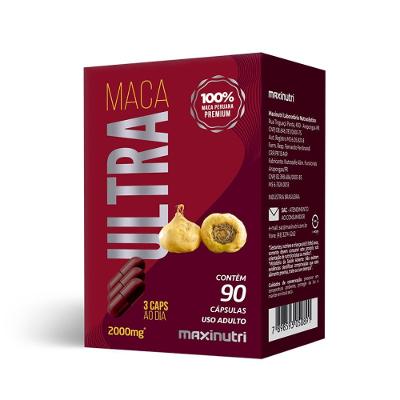 Maca Peruana Maca Ultra 2000mg Maxinutri 90 Cápsulas