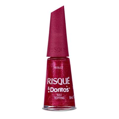 Esmalte Risqué & Doritos Metálico Sou Topping 8ml