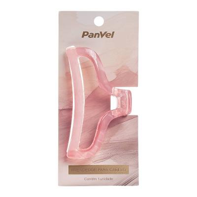 Piranha De Cabelo Grande Panvel New Classic Iconic Edition Rosa Leitoso