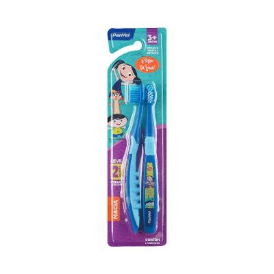 Escova Dental Infantil Panvel Oral Macia Azul - 2 Unidades