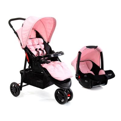 Travel System Delta TS Duo Pro Rosa Mescla - Voyage