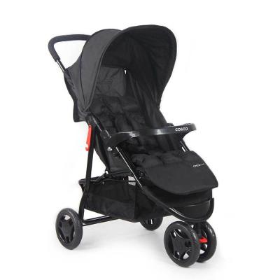 Carrinho de Bebê Toffy Preto Absoluto Cosco Kids