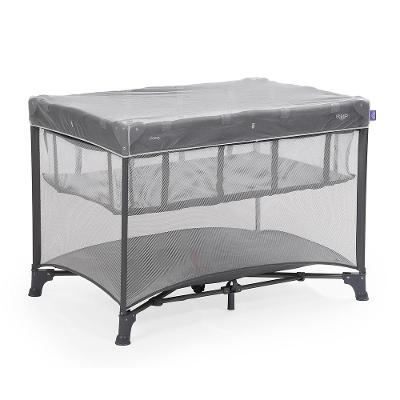 Berço Infantil Portátil com Mosquiteiro Cinza Cosco Kids