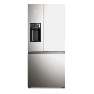 Geladeira Electrolux Frost Free 540L Efficient com AutoSense e Dispenser de Água e Gelo 3 Portas Cor Inox Look (IM8IS)