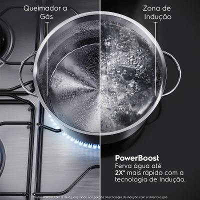 Cooktop 4 Bocas de Indução e a Gás Electrolux Híbrido 2 de Indução e 2 a Gás (IE62H)