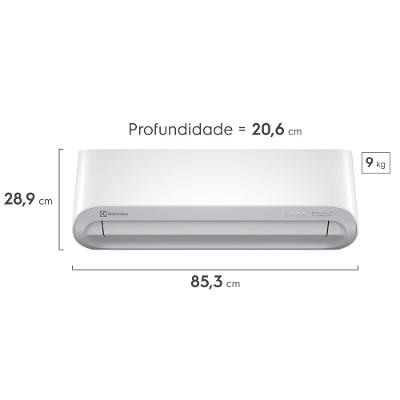 Ar-Condicionado Electrolux Split 12.000 BTUs Color Adapt Frio com Wi-fi (YI12F/YE12F)