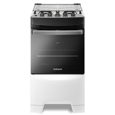 Fogão 4 Bocas Continental Branco Automático com TOPLimpaFácil (FC4IB) Premium