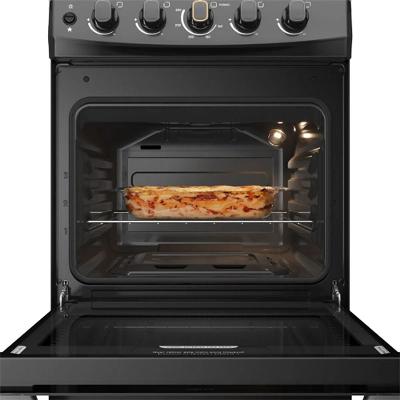 Fogão 4 Bocas Continental Preto Automático com TOPLimpaFácil e Mesa de Vidro (FC4FP)