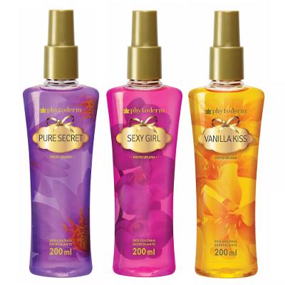 Phytoderm Phyto Splash Leve 3 Pague 2 Kit - Pure Secret, Sexy Girl e Vanilla Kiss