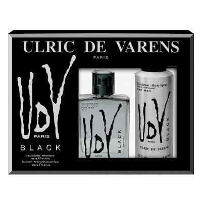 Kit Ulrich de Varens UDV Black - Perfume EDT+ Body Spray