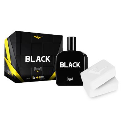 Everlast Black Kit - Deo Colônia Masculina + 2 Sabonetes em Barra