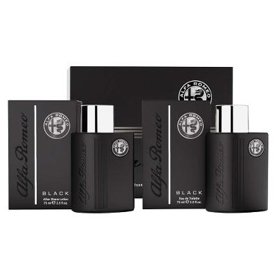 Kit Alfa Romeo Black Collection - Perfume Masculino EDT + Pós Barba