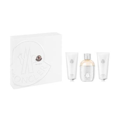 Coffret Moncler Pour Femme Moncler Kit - Perfume Feminino EDP + Gel De Banho + Creme Corporal
