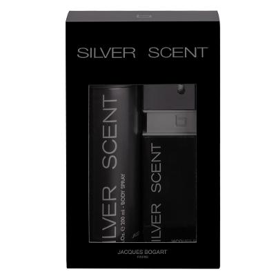 Kit Silver Scent Jacques Bogart - Perfume Masculino EDT + Body Spray