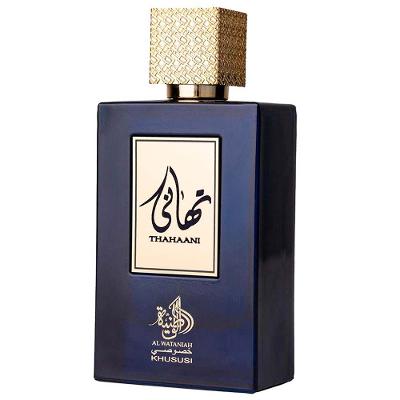 Thahaani Al Wataniah Perfume Árabe Masculino Eau de Parfum