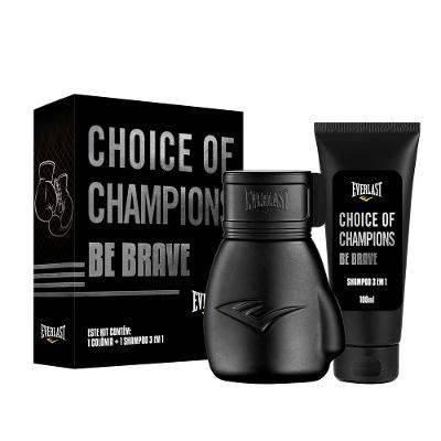 Kit Everlast Be Brave - Deo Colônia + Shampoo 3 Em 1
