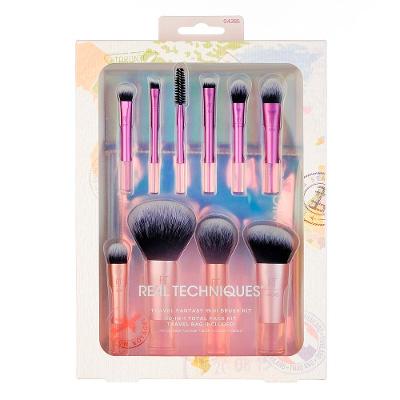 Real Techniques Kit - 10 Pincéis + Bolsa Travel Fantasy