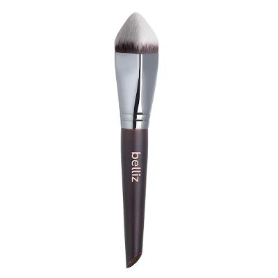 Pincel Facial Belliz Wood 3D Pointed Kabuki