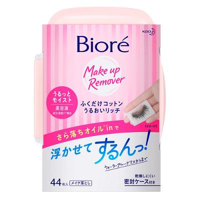 Lenço de Algodão Umedecido Demaquilante Facial Bioré Cotton