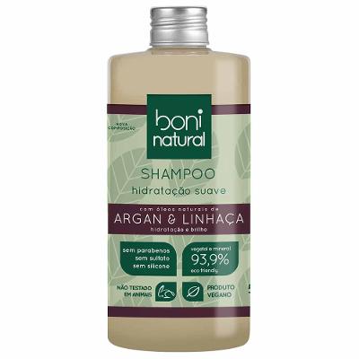 Boni Natural Argan e Linhaça - Shampoo