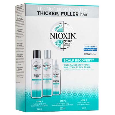 Nioxin Scalp Recovery Kit Shampoo Condicionador Tratamento