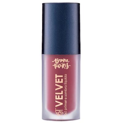 Sombra Líquida e Primer 2x1 Bruna Tavares BT Velvet Tons Escuros
