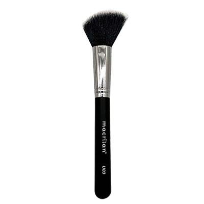 Pincel Profissional Chanfrado para Blush Macrilan - Ultra Essencial U03