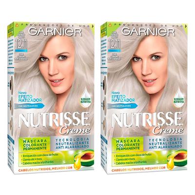 Kit Garnier Nutrisse - Coloração 12 Louro Platinado Perfeito