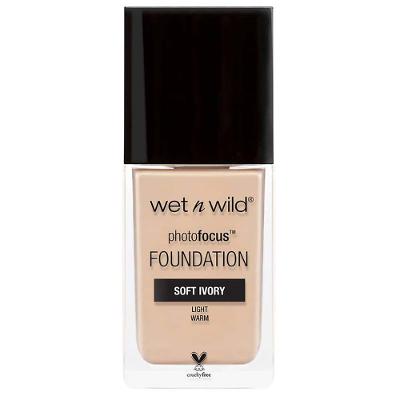 Base Líquida Matte Alta Cobertura wet n wild - Photo Focus Foundation