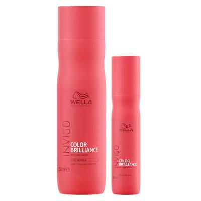 Kit Invigo Color Brilliance Wella - Shampoo + Leave-in