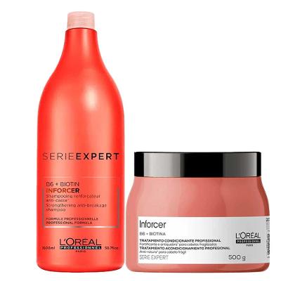 L’Oréal Professionnel Inforcer Anti-Quebra Kit - Shampoo 1,5L + Máscara