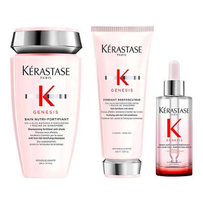 Kérastase Genesis Kit – Shampoo Antiqueda + Condicionador + Sérum Finalizador