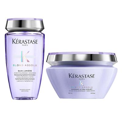 Kérastase Blond Absolu Kit - Shampoo + Máscara Desamareladora