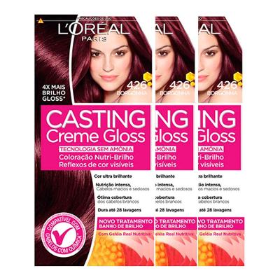 L'Oréal Paris Coloração Casting Creme Gloss Kit - 426 Borgonha