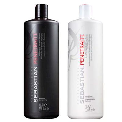 Kit Penetraitt Tamanho Profissional Sebastian - Shampoo + Condicionador