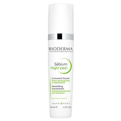 Sérum Facial Concentrado Renovador para Peles Oleosas e Acneicas Bioderma Sebium Night Peel