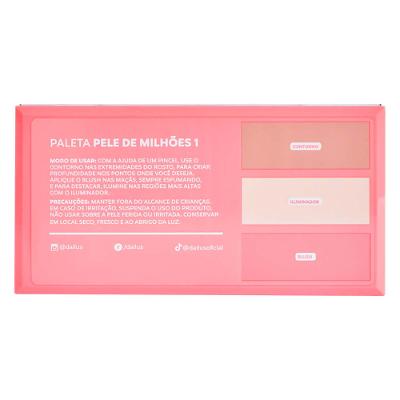 Paleta de Contorno & Iluminador & Blush Dailus Pele de Milhões 1