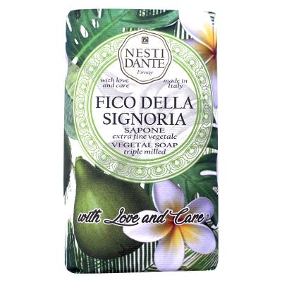 Sabonete em Barra Nesti Dante -  With Love and Care Figo e Frangipani